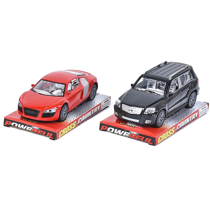 Детски спортни коли, 2 вида, 2 цвята, 18x7.5x7см