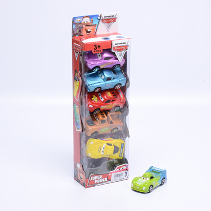 Малки бързи колички с pull back механизъм, 6 броя