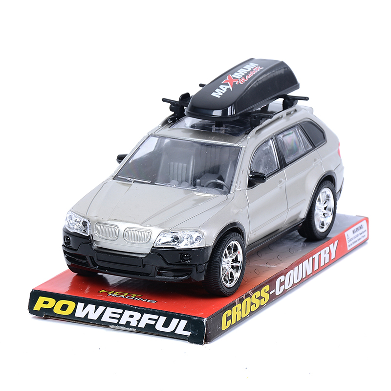 Детски пластмасов джип с автобокс и инерционен механизъм