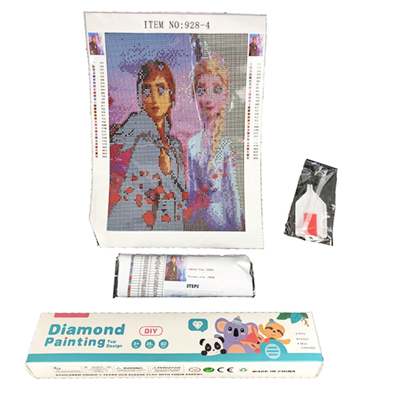 Диамантен гоблен Леденото кралство, 30х40см