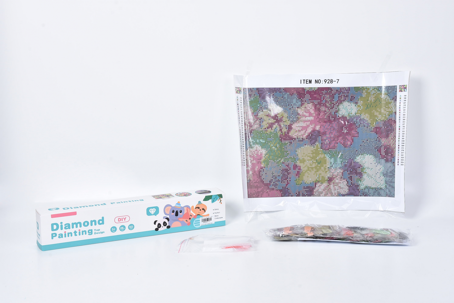 Диамантен гоблен Цветя, 30х40см