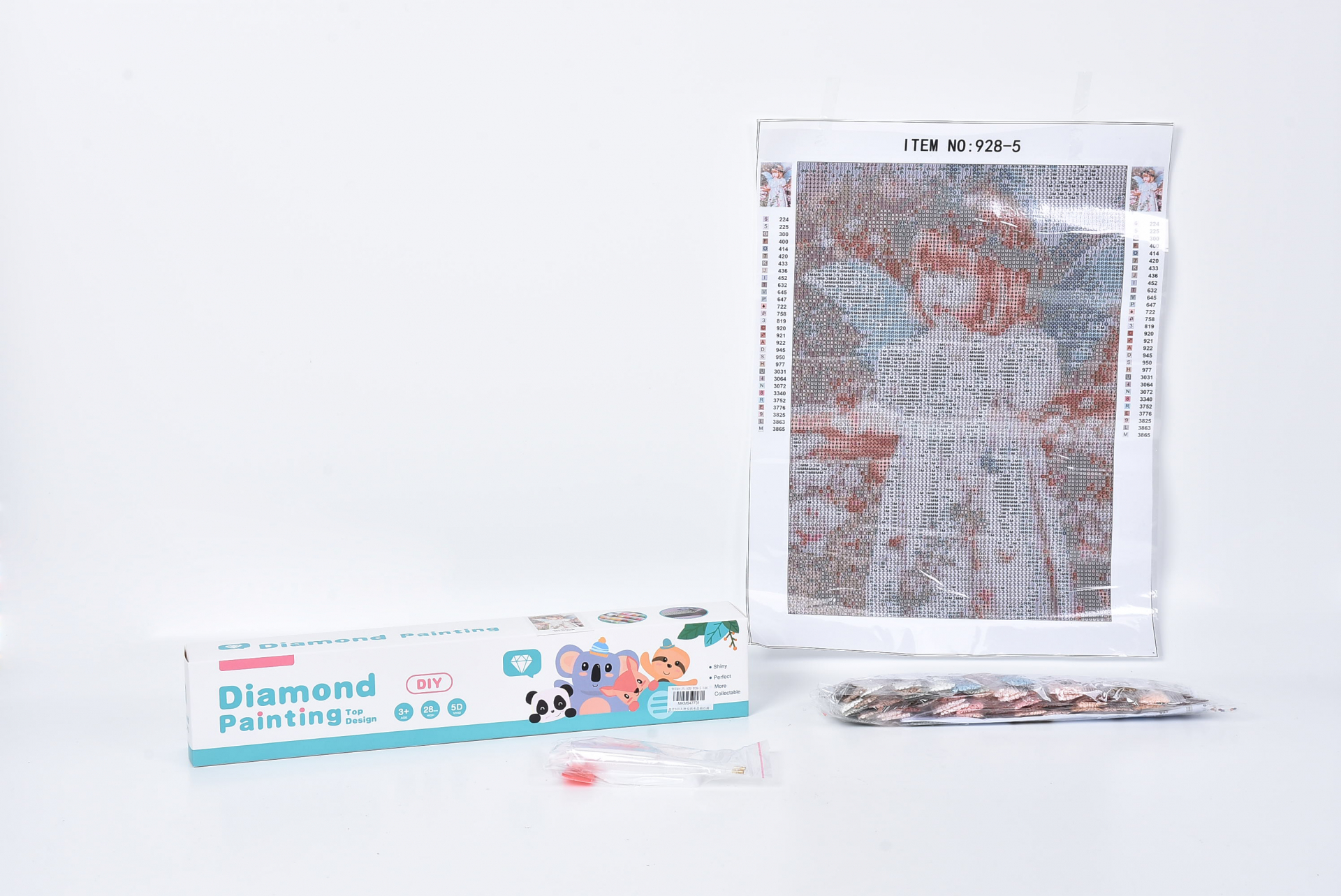 Диамантен гоблен Ангелче, 30х40см