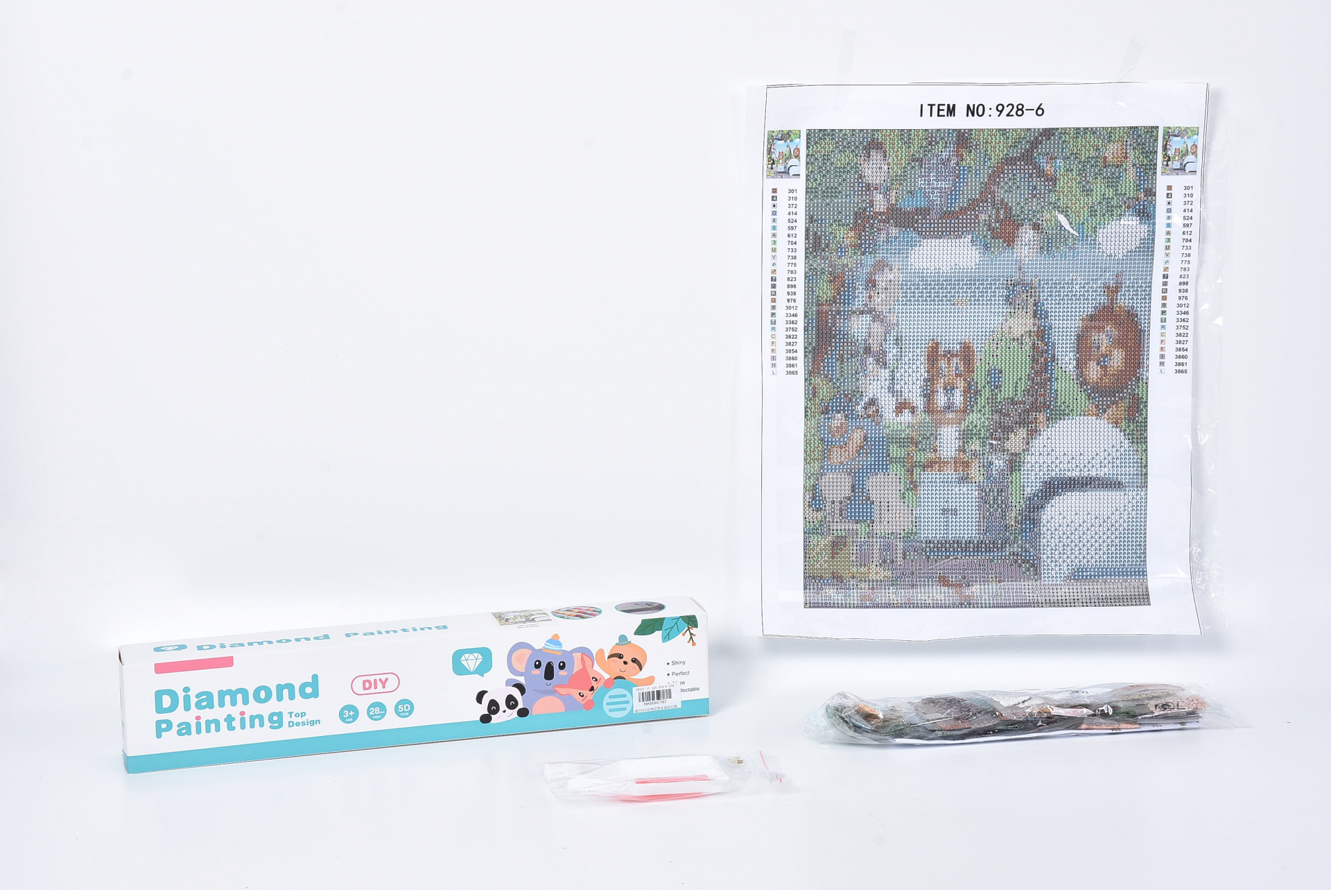 Диамантен гоблен Животни, 30х40см