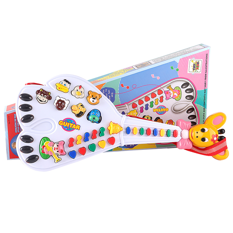 Детска Музикална китара с животни,