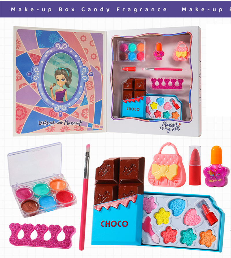 Детски комплект гримове с шоколад