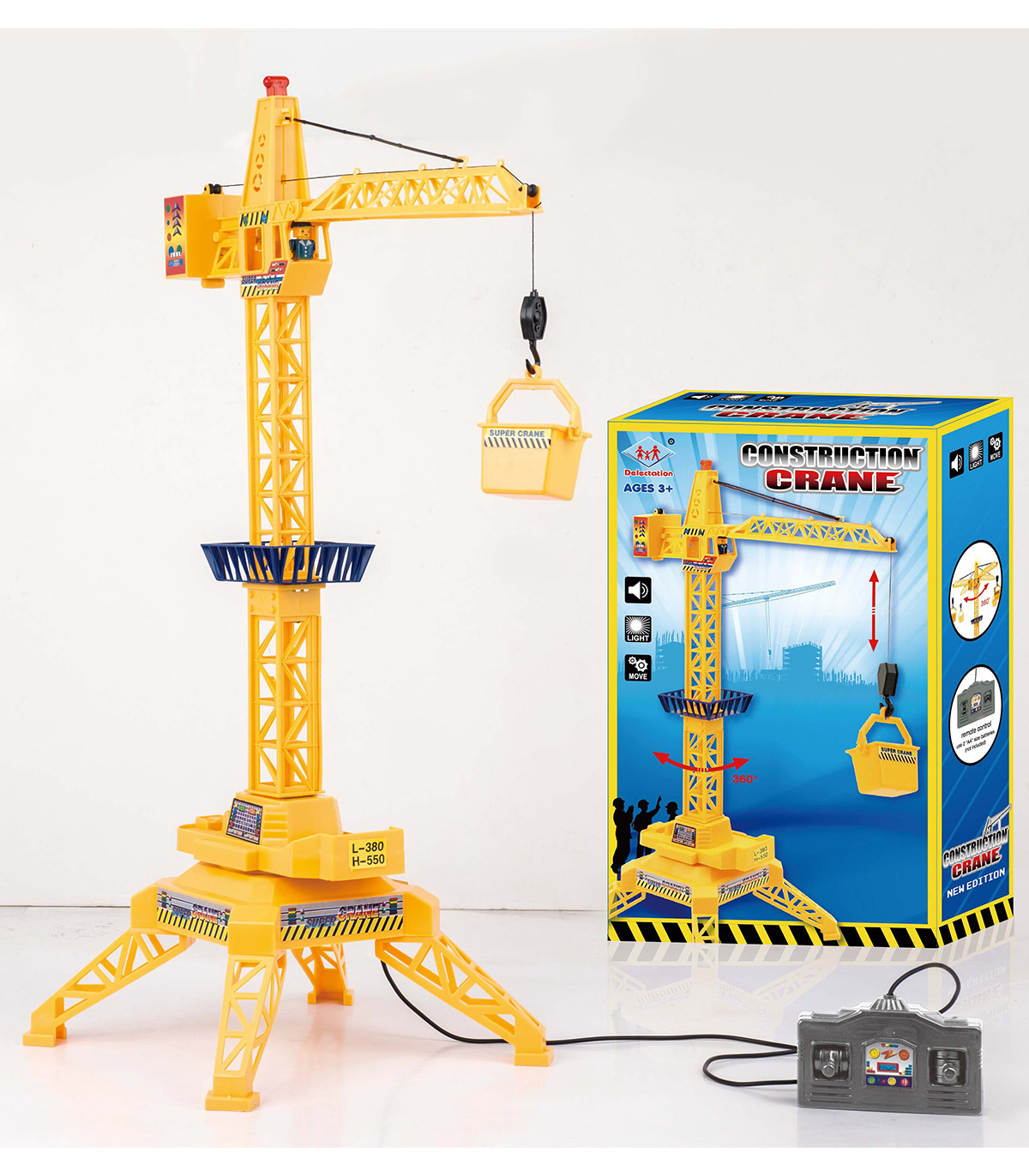 Детски кран с дистанционно управление, звук и светлини