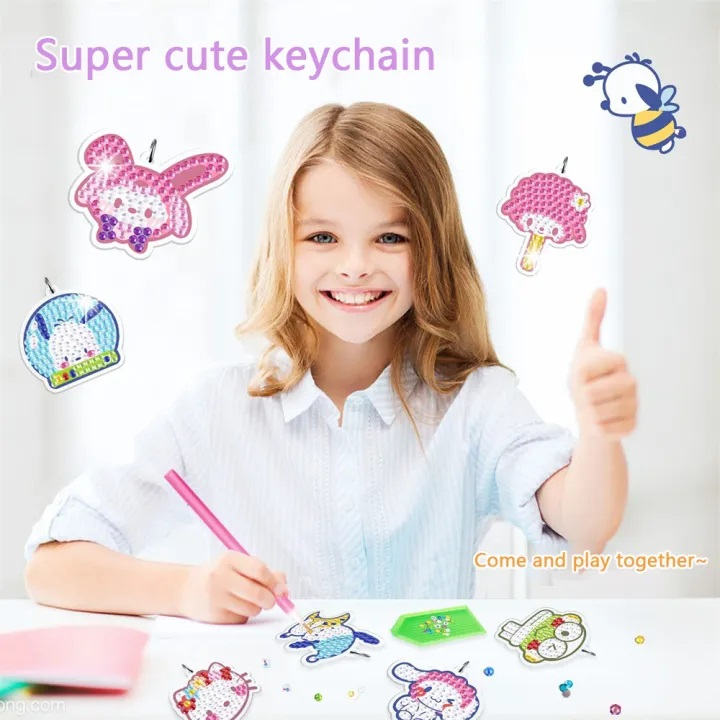 Диамантен гоблен направи си сам ключодържатели 12 броя | Iguana.bg