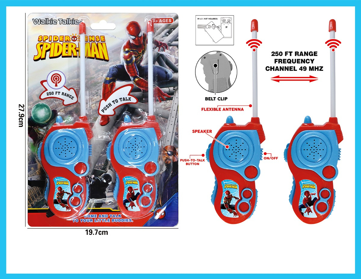 Уоки Токи Spider-man комплект 2 броя детски радиостанции Спайдър-мен