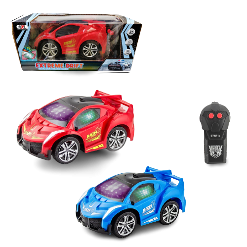 Спортна кола с дистанционно управление и 3D светлини, два цвята