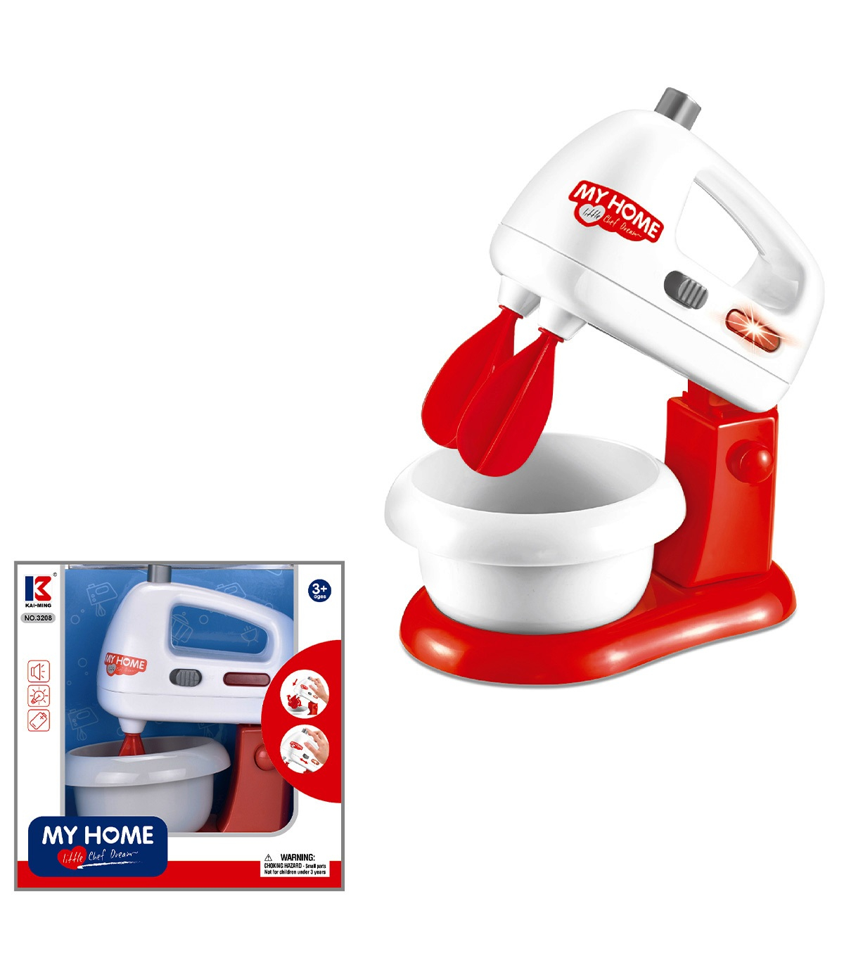 Реалистичен детски миксер робот, със звук и светлини