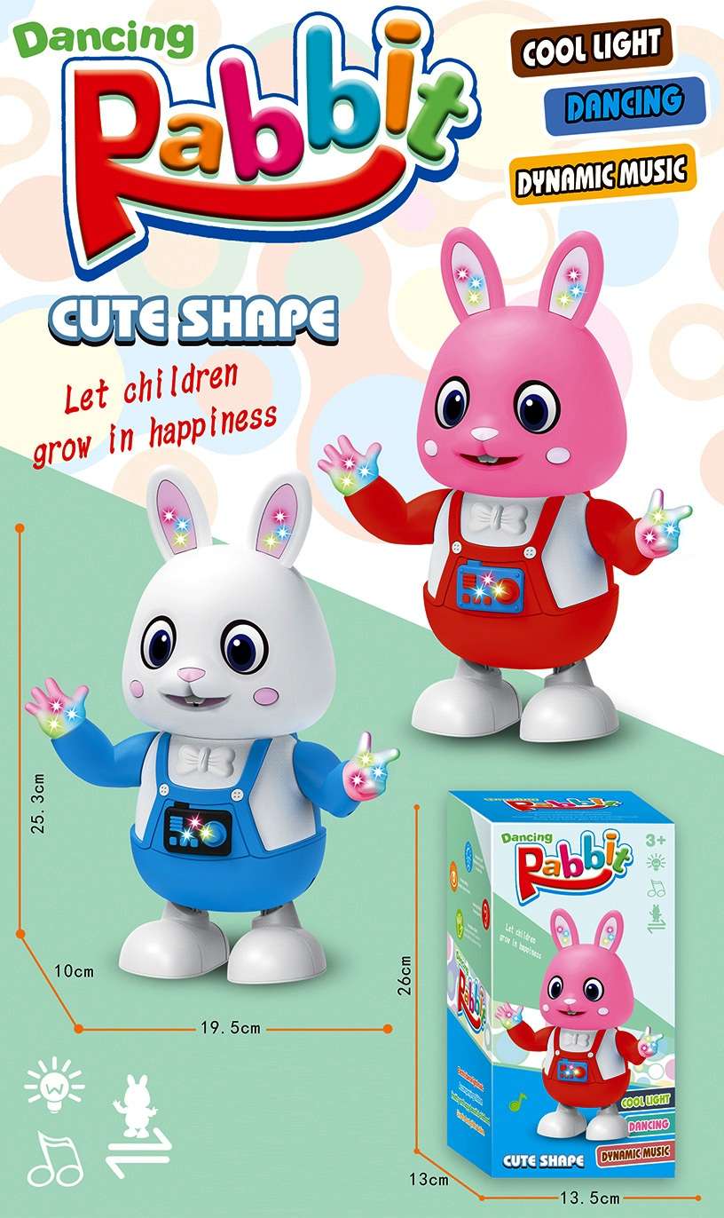 Танцуващо Зайче със Звук и Светлини