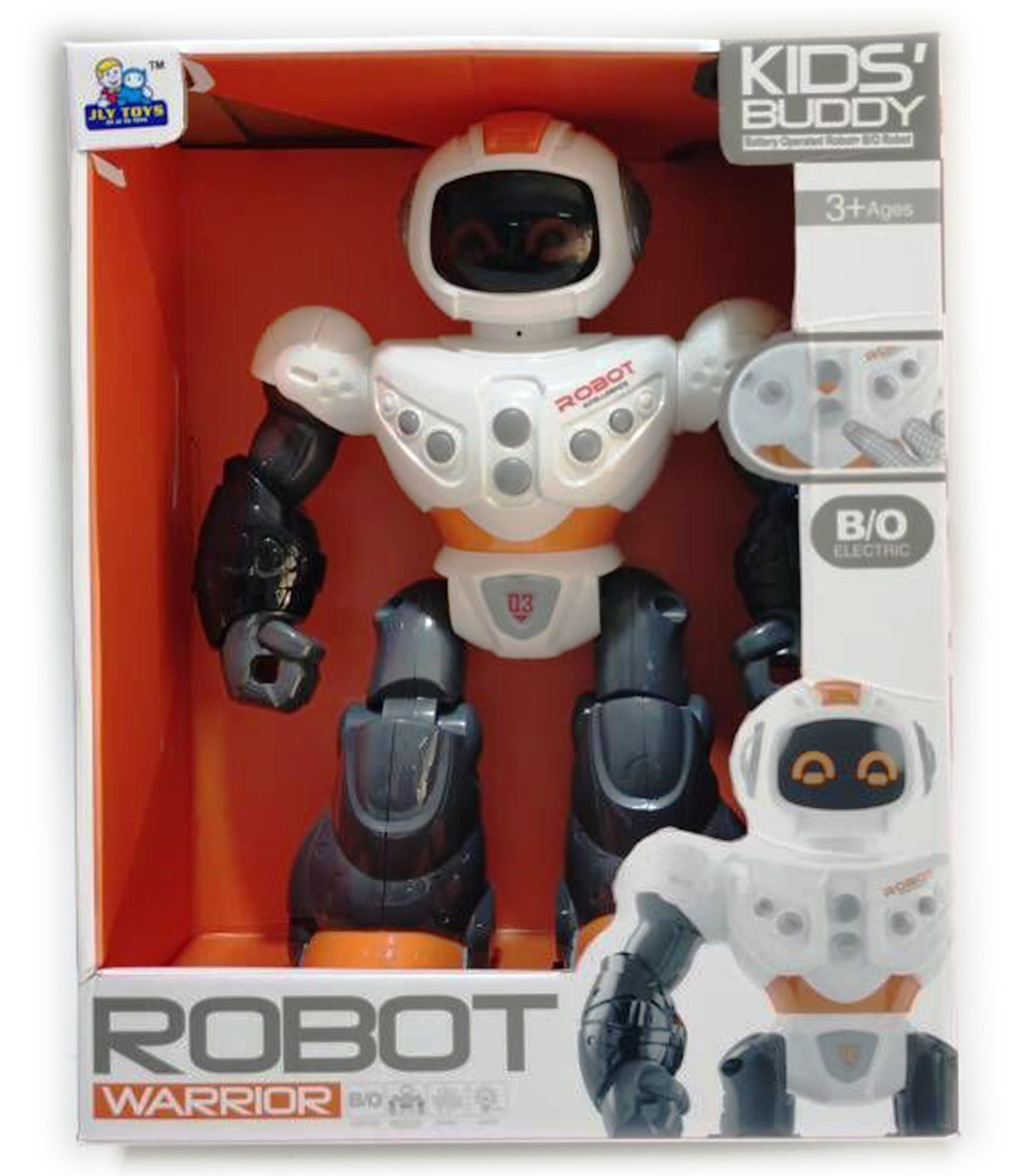 Интерактивен ходещ робот със звук и светлина, подвижни рамене и колена, завърта се на 360 градуса