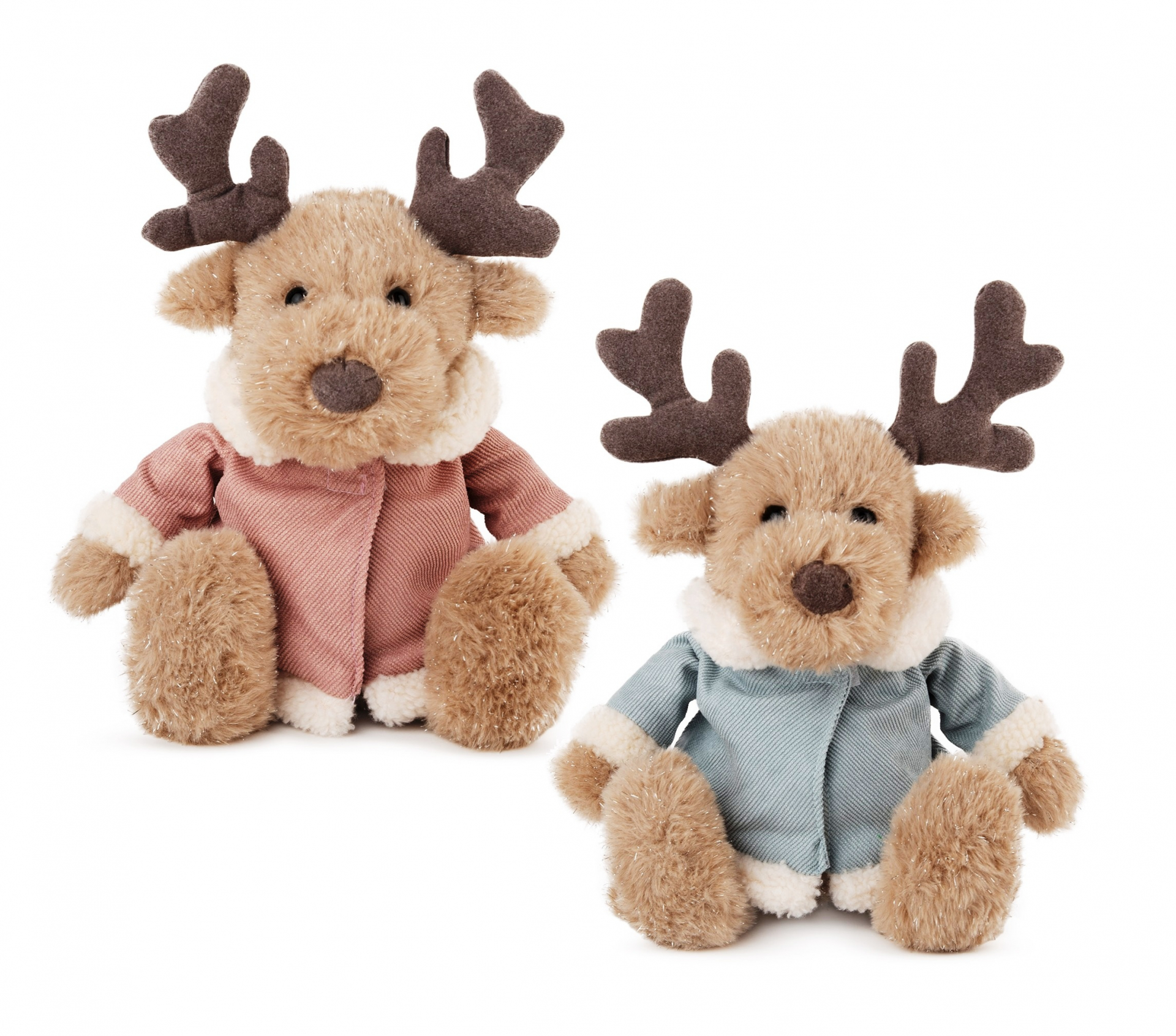 Плюшен Елен с палто, два цвята, 28см