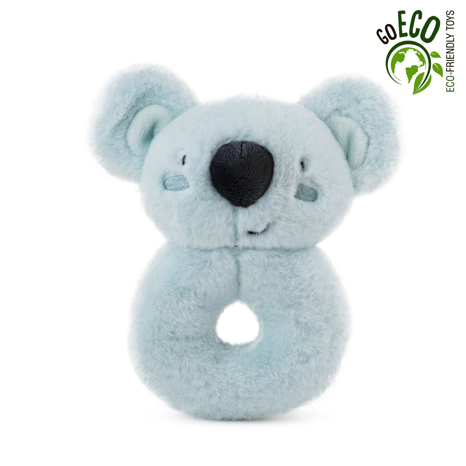 ЕКО Коала дрънкалка ринг, Син 14см