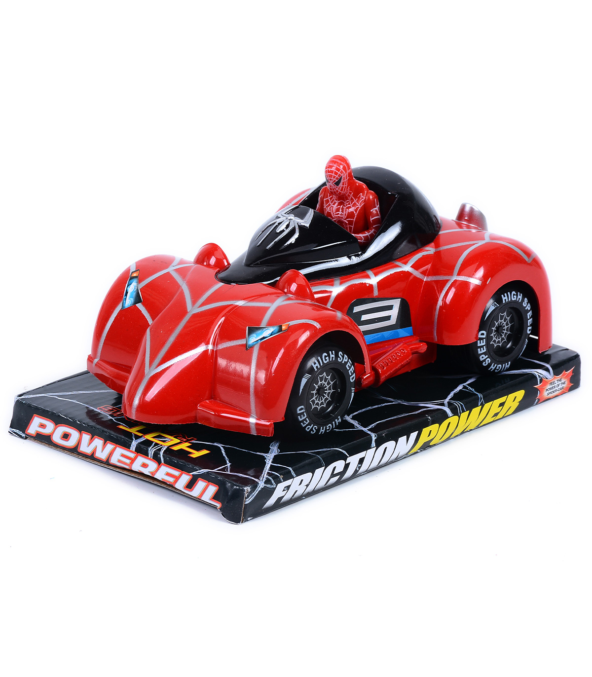 Кола супергерой паяк, инерционна