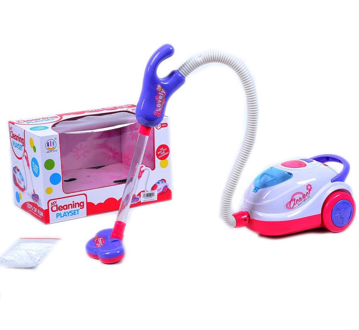 Прахосмукачка с реалистичен дизайн, Изсмуква Стиропорени Топченца, розова