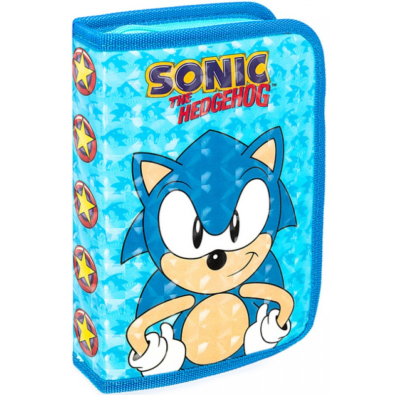 Ученически Несесер Соник, цип с две отделения, Sonic