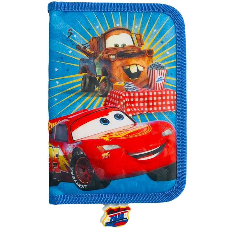 Ученически Несесер Колите, цип с две отделения, Cars