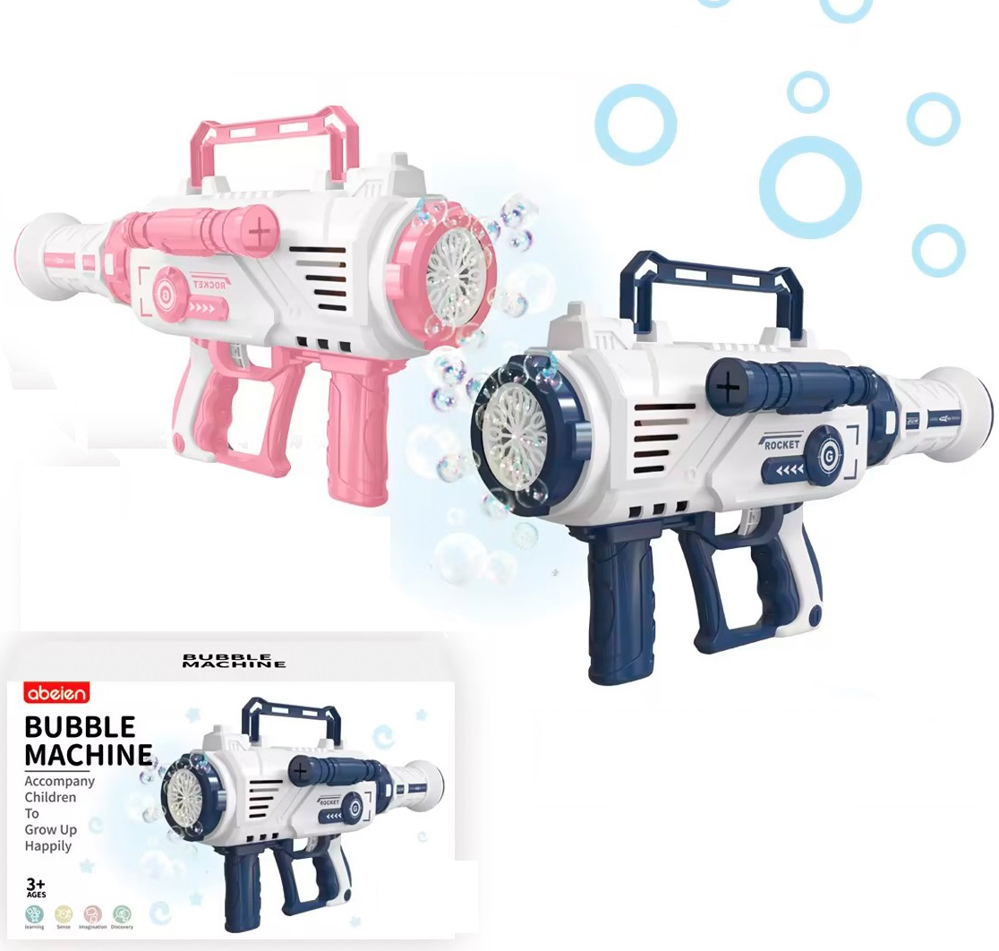 Голям пистолет за сапунени балони дванайсет дула