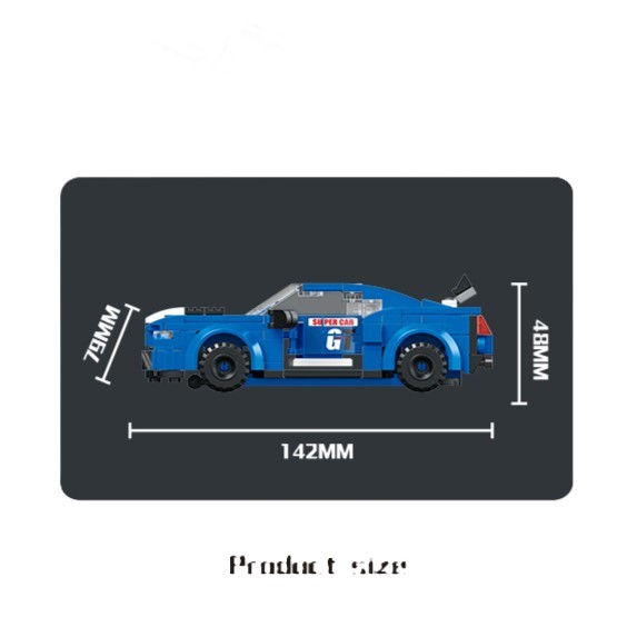 Конструктор кола 330 части DYNAMIC 2 вида