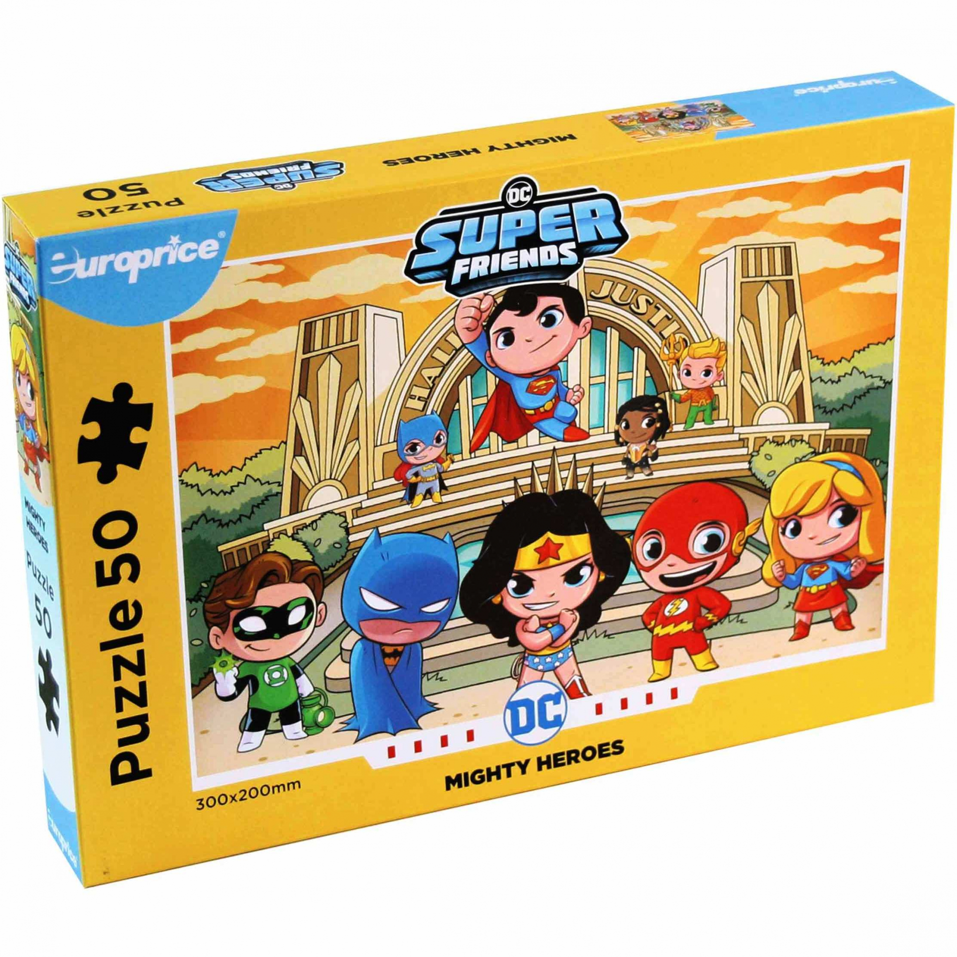 Пъзел DC Super Friends - Супер приятели 50 елемента