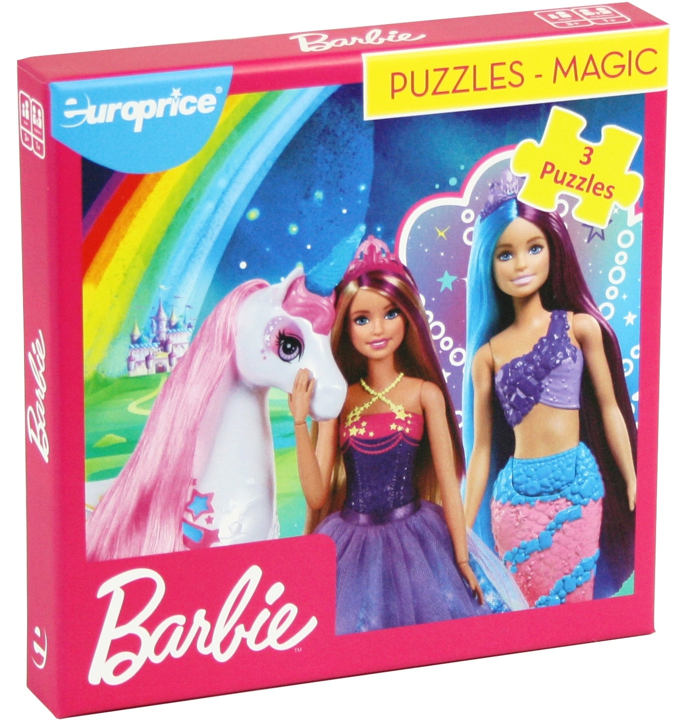 Пъзел Барби 3 в 1  Barbie magic