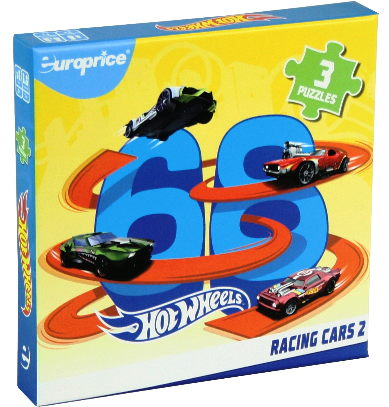 Пъзел 3 в 1 Hot Wheels - 2