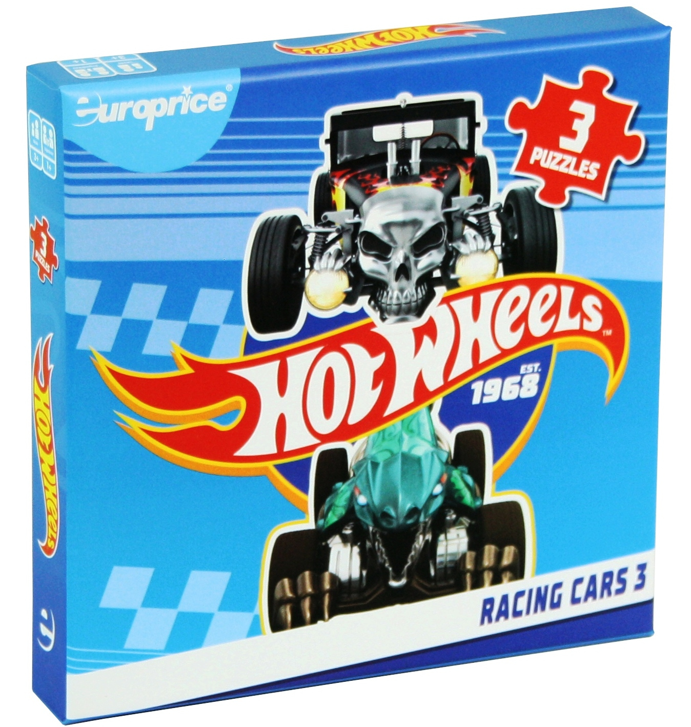 Пъзел 3 в 1 Hot Wheels - 3