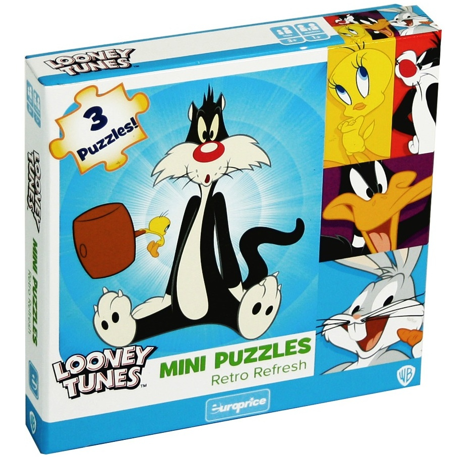 Мини пъзел 3 в 1 Весели мелодии Силвестър