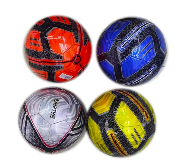 Футболна топка лъскава кожа