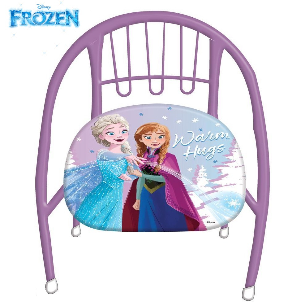 Метално столче с мека седалка Замръзналото кралство Frozen