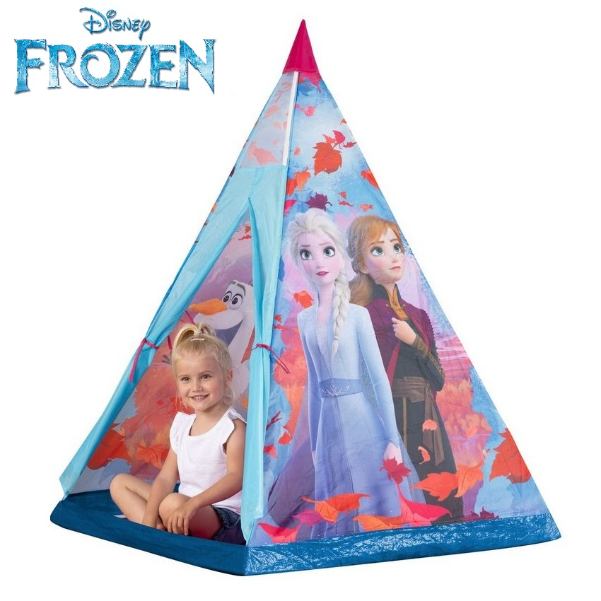 Детска палатка Frozen вигвам 100х100х140см типи Замръзналото кралство