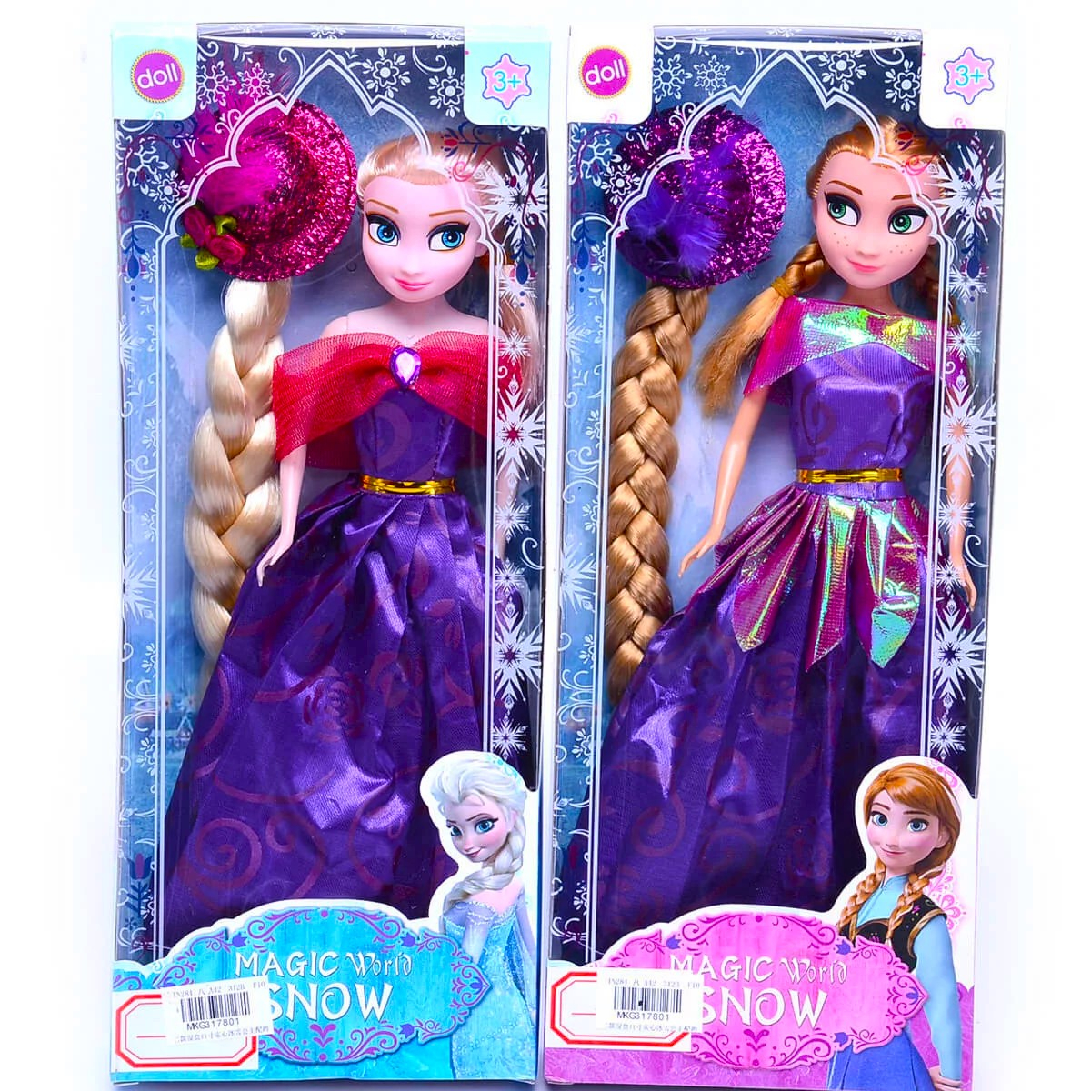 Кукла Леденено Царство ,Елза , Ана