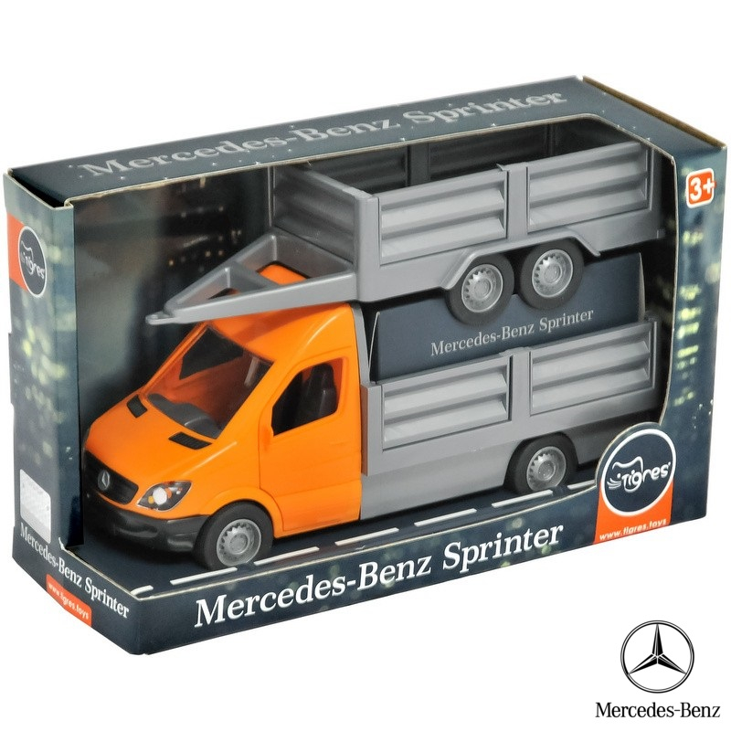 Детски товарен бус с ремарке Мерцедес Спринтер Mercedes Sprinter