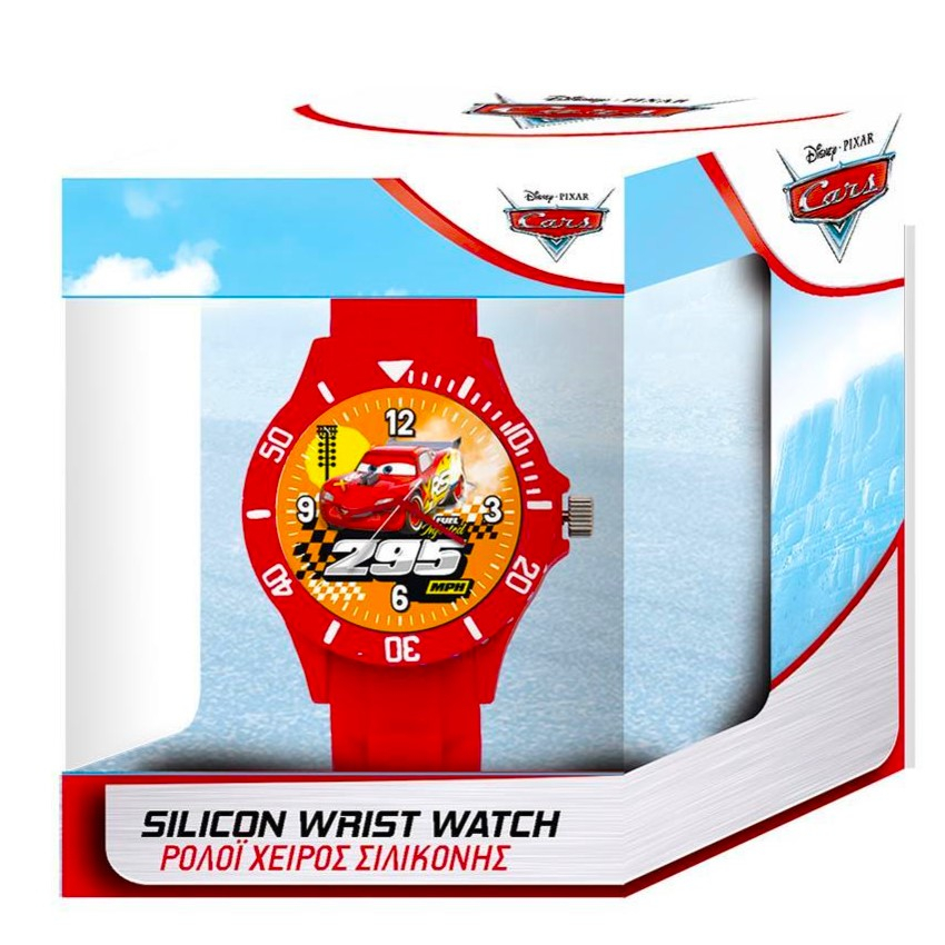 Часовник в подаръчна кутия Disney Cars, Колите