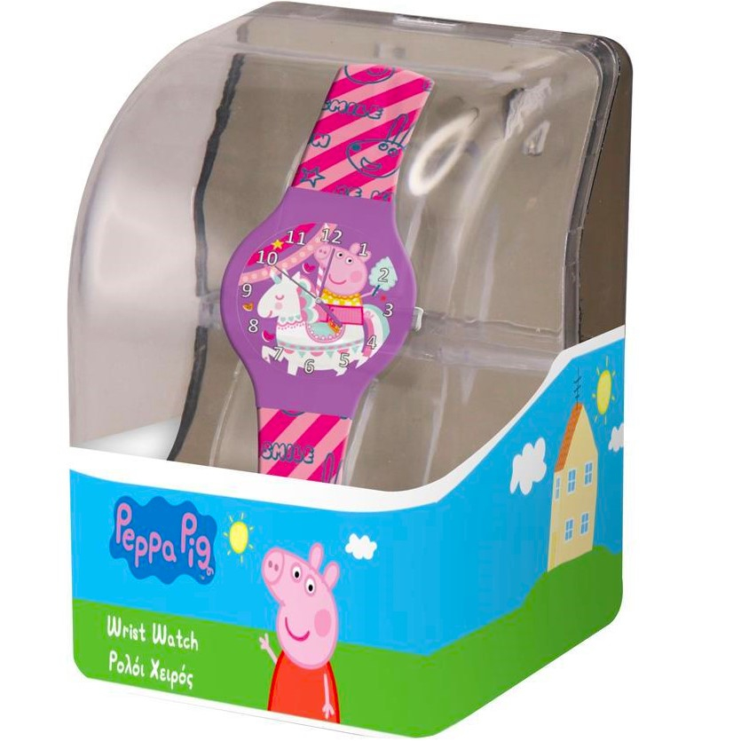 Часовник в подаръчна кутия Peppa Pig, Пепа Пиг
