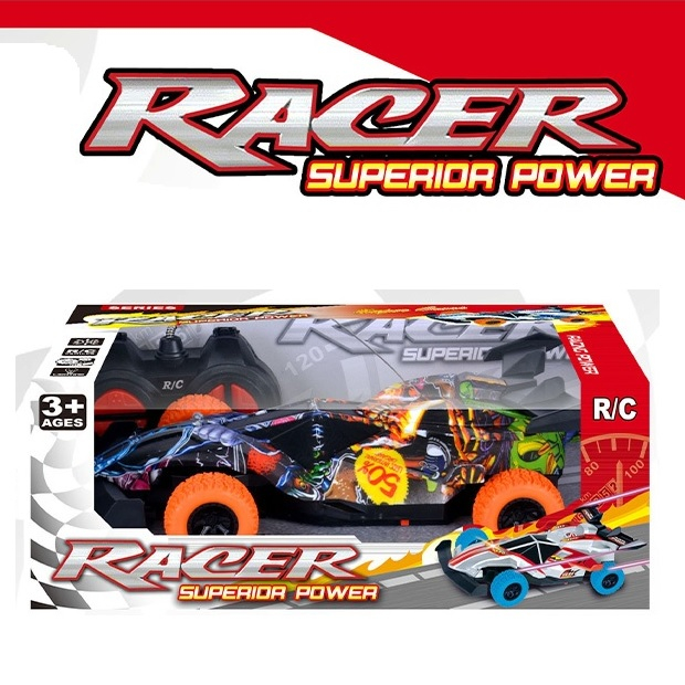 Детска състезателна кола, формула с графити, дистанционно управление, четири посоки на движение