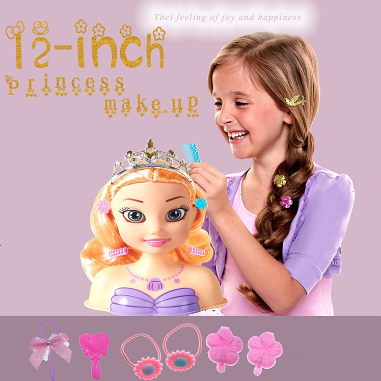 Глава за прически кукла принцеса