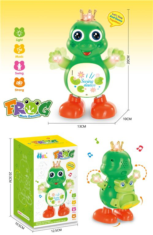 Танцуваща Жаба със звук и светлини,  Раница и Корона