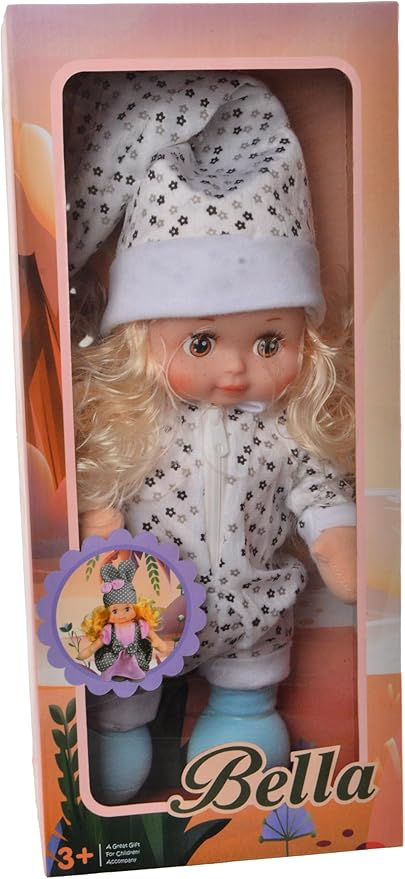 Мека Кукла Белла с Музикална Функция 35см. 4 модела