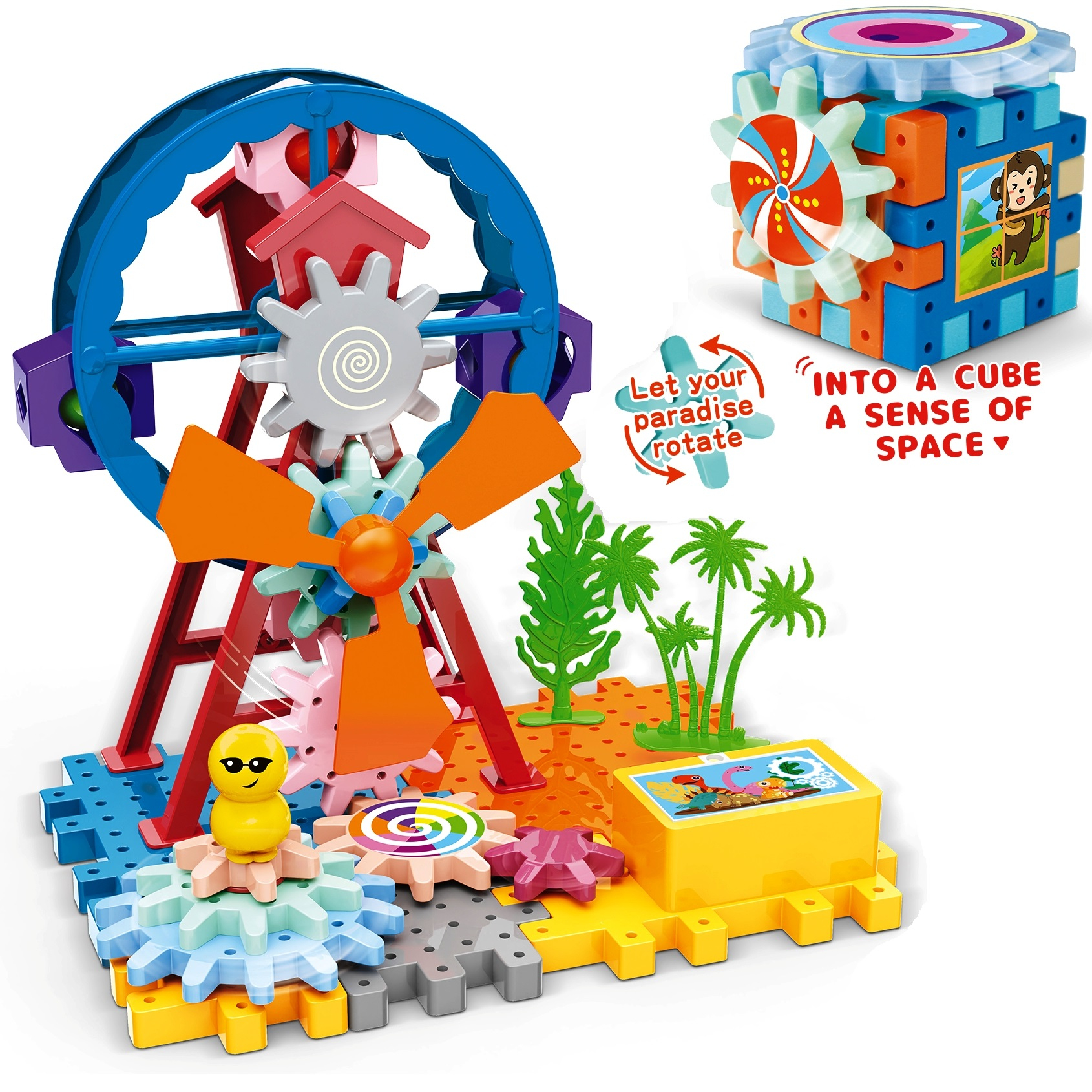 Конструктор механично виенско колело на батерии, 46 части