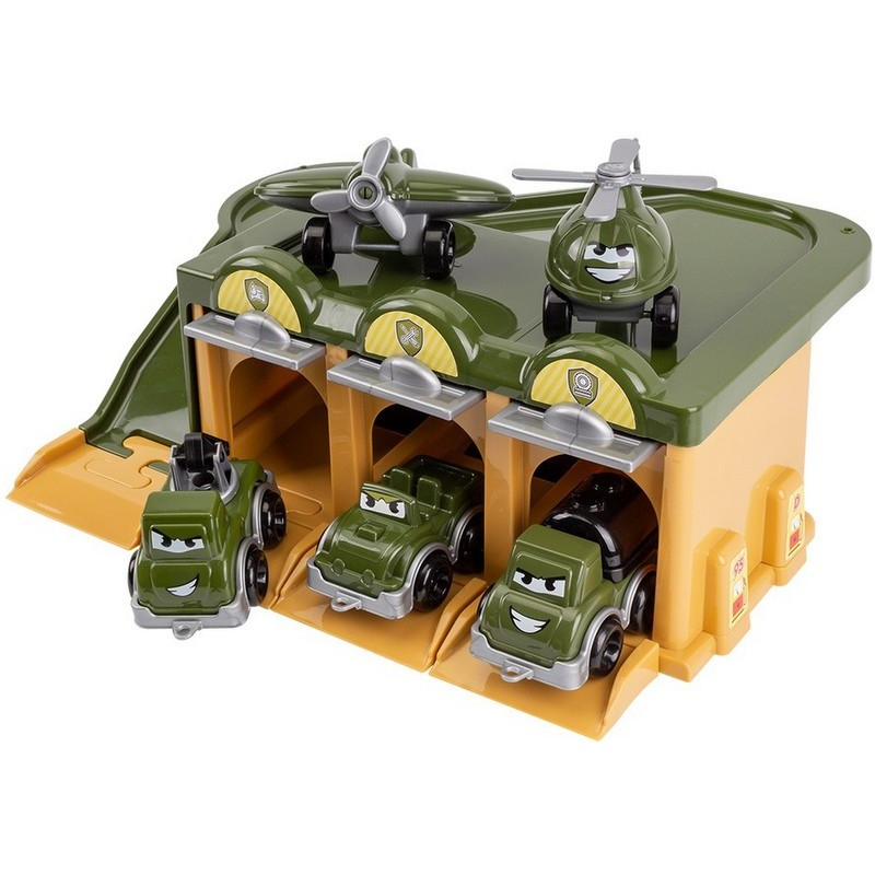 Паркинг военна база с транспорт и Катапулт TECHNOK, Украйна