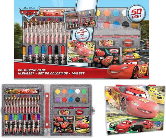 Kомплект за оцветяване Disney Cars, Колите, 50 части