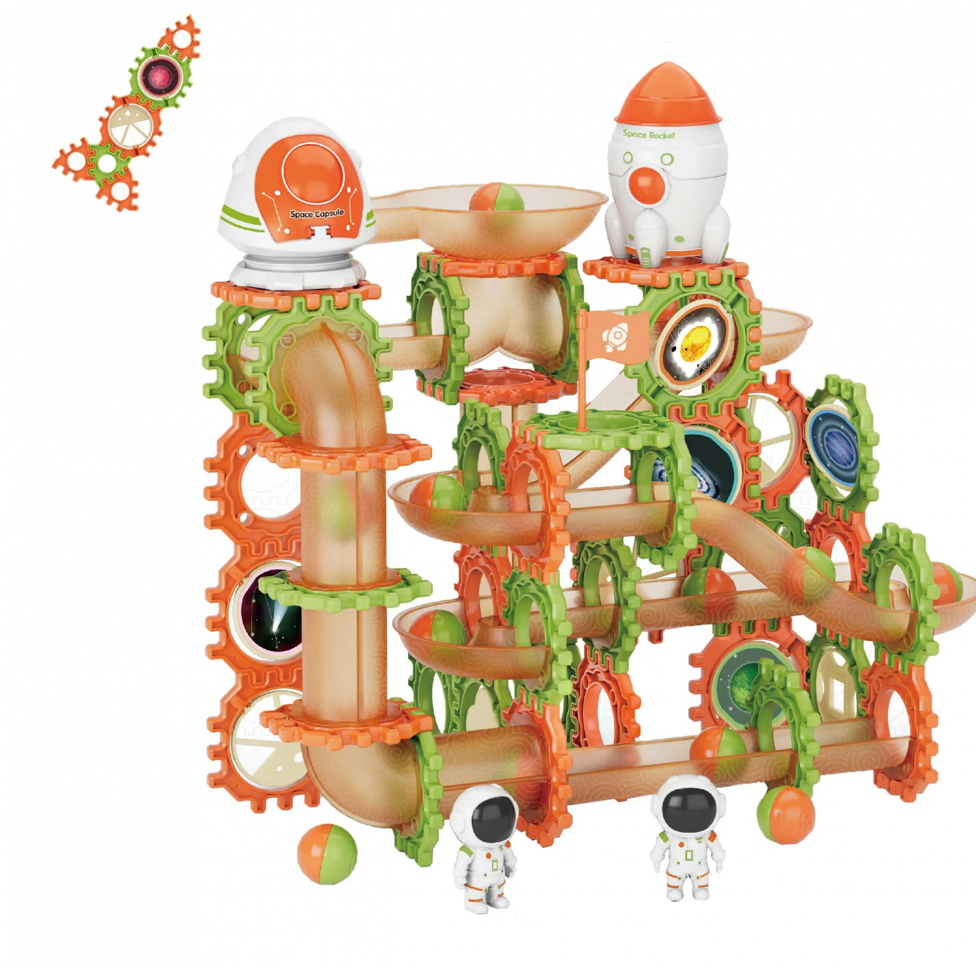 Конструктор Тунели с Топчета Space 131 части