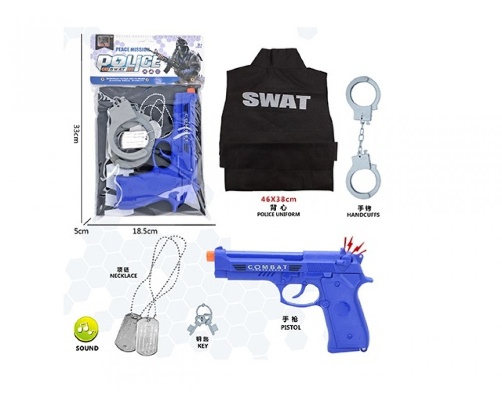 Полицейски комплект с бронежилетка SWAT