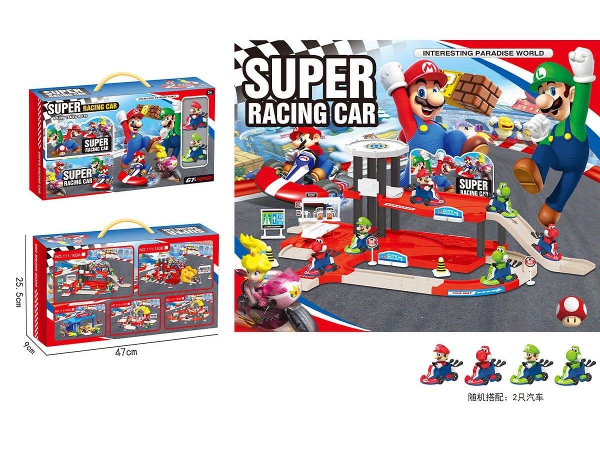 Паркинг Марио на 2 нива с хеликоптерна площадка Марио