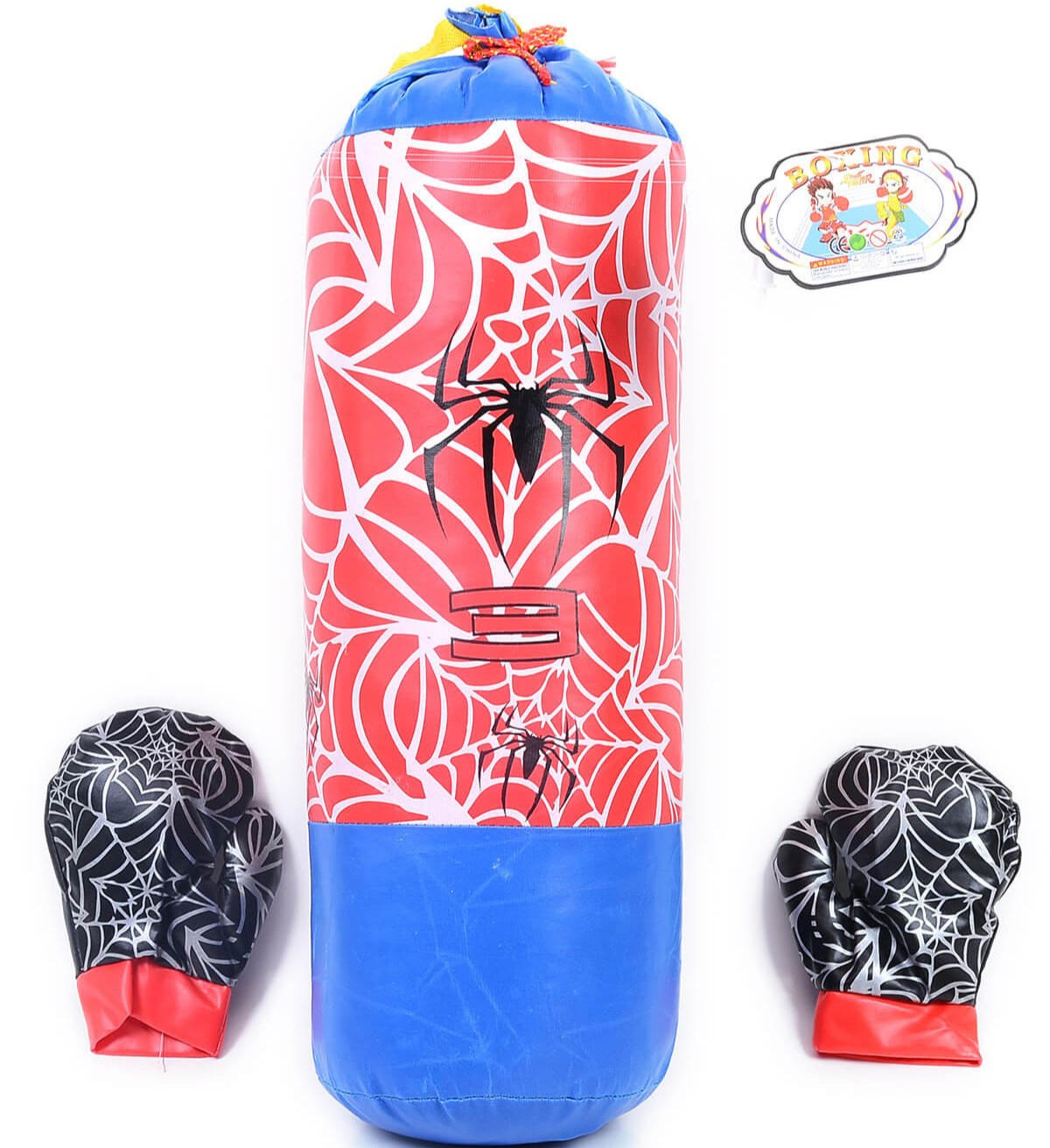 Боксовата круша голяма с ръкавици  Spider, паяк 55 см