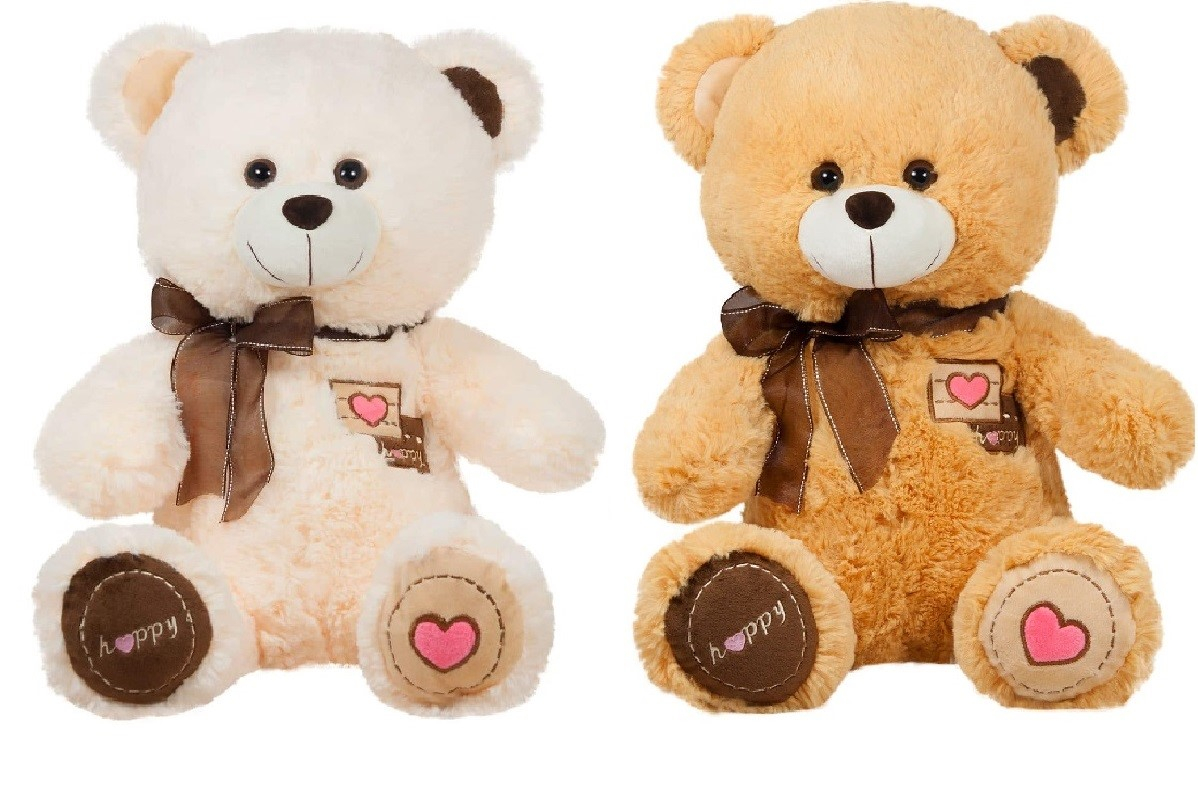 Плюшено мече Happy с панделка 42 см
