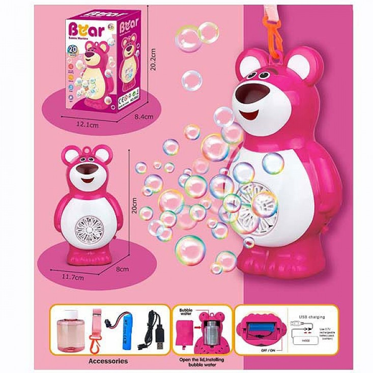 Весело мече за сапунени балони със звук и светлина, Li-ion батерия и защита от протичане