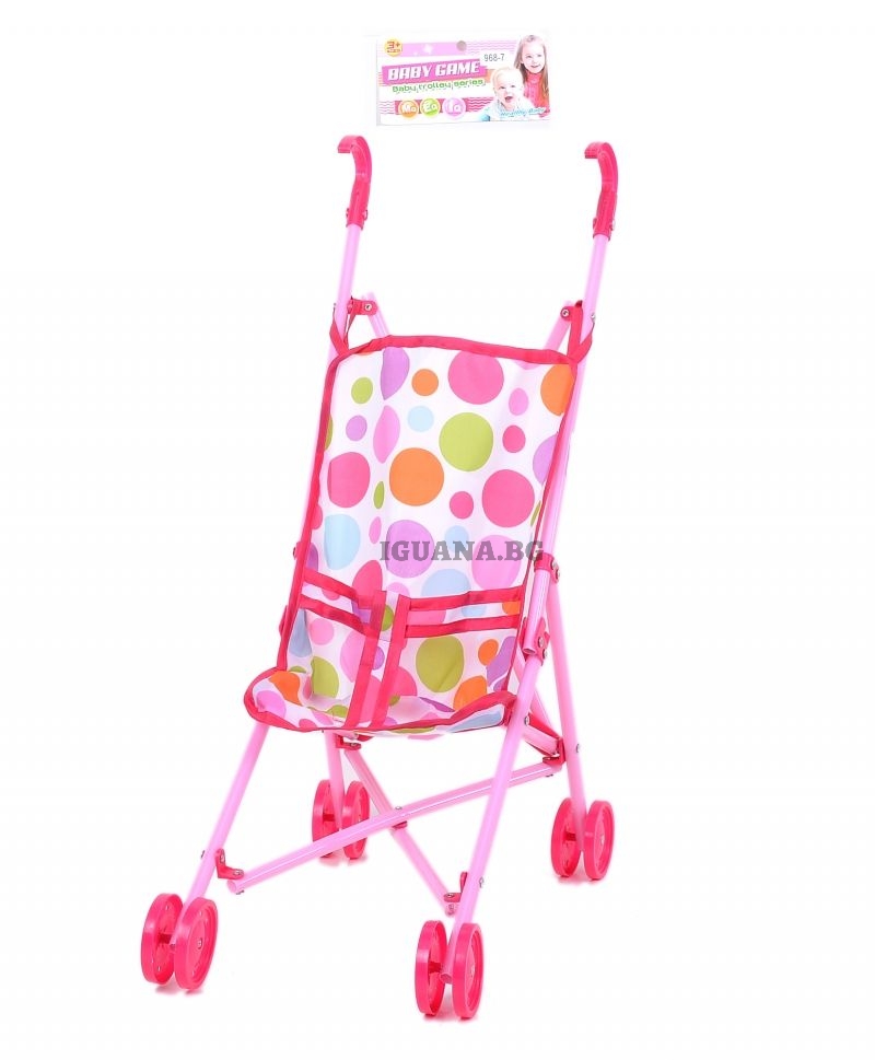 Количка за кукли, на точки